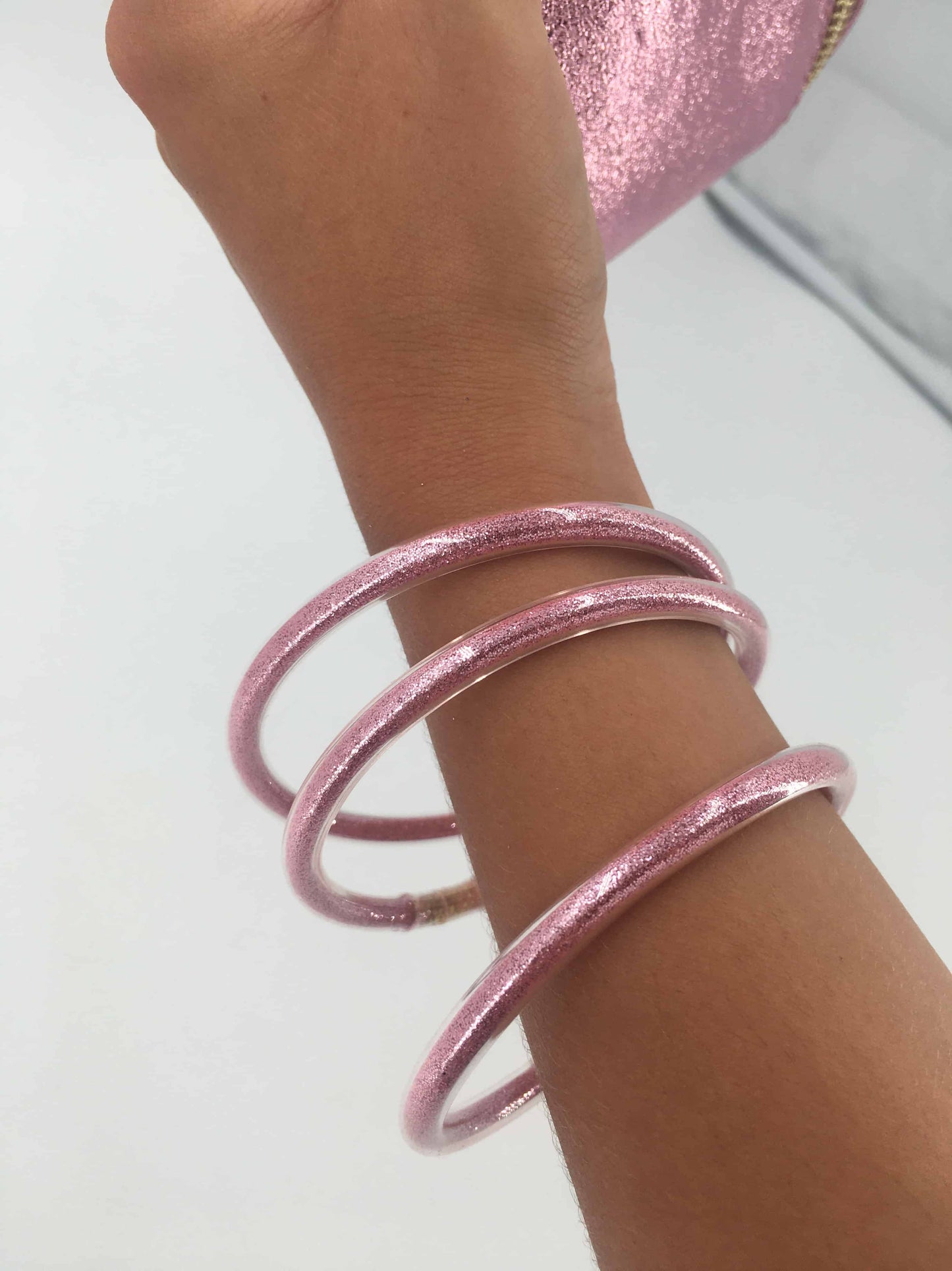 Bracelet tibétain Pink girly